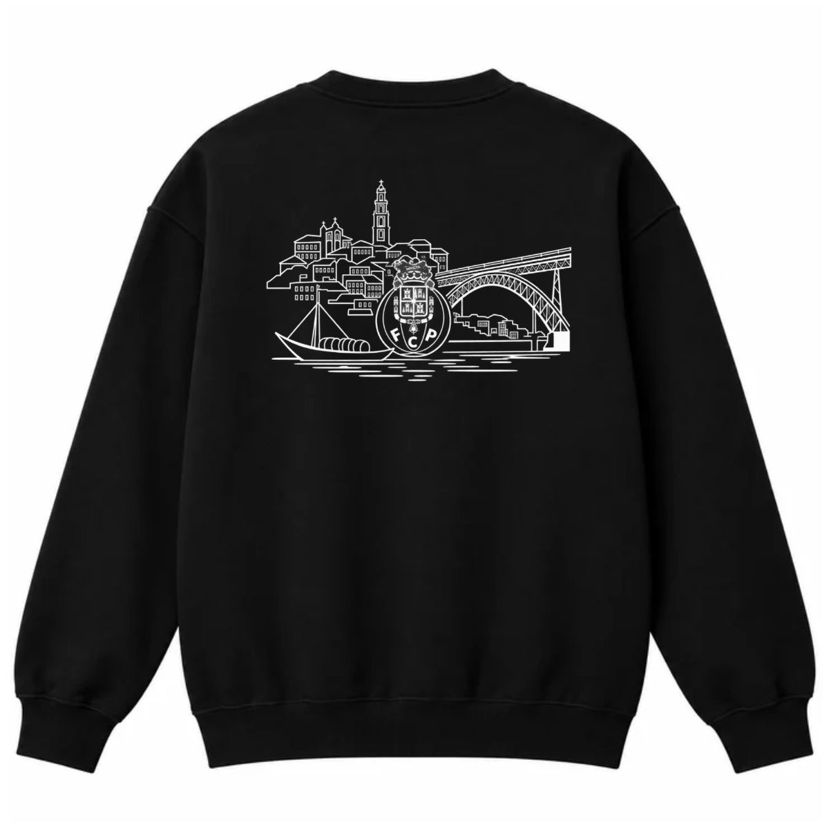 PACK Sweat s/capuz • “Porto, Cidade e Clube” Black